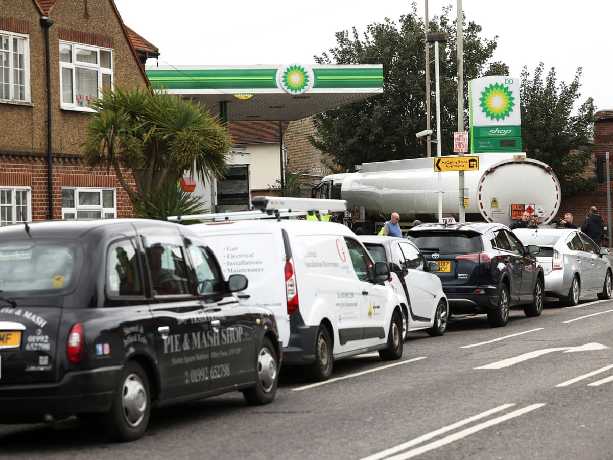 How has the petrol shortage affected the car industry?